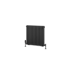 Rivassa 3 Column Rad. 600 x 608mm - Matt Anthracite
