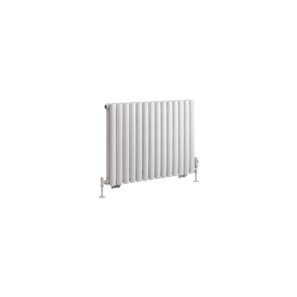 Tunstall Double 600 x 825mm Radiator - Matt White
