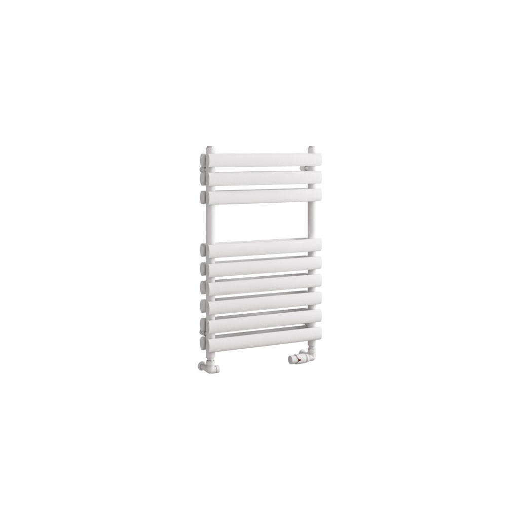 Tunstall Double 800 x 500mm Towel Rail - Matt White