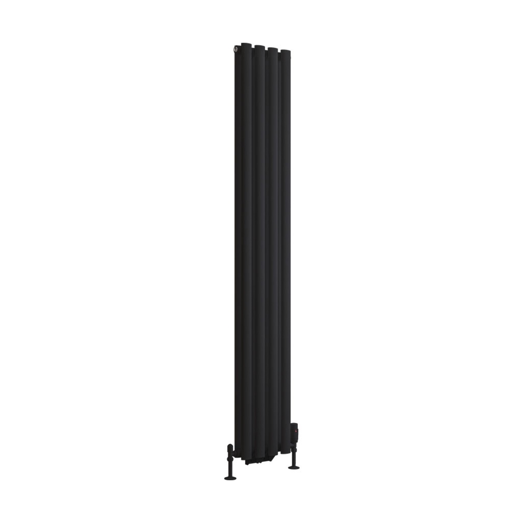 [81.0172] Tunstall Double 1800 x 280mm Radiator - Matt Black