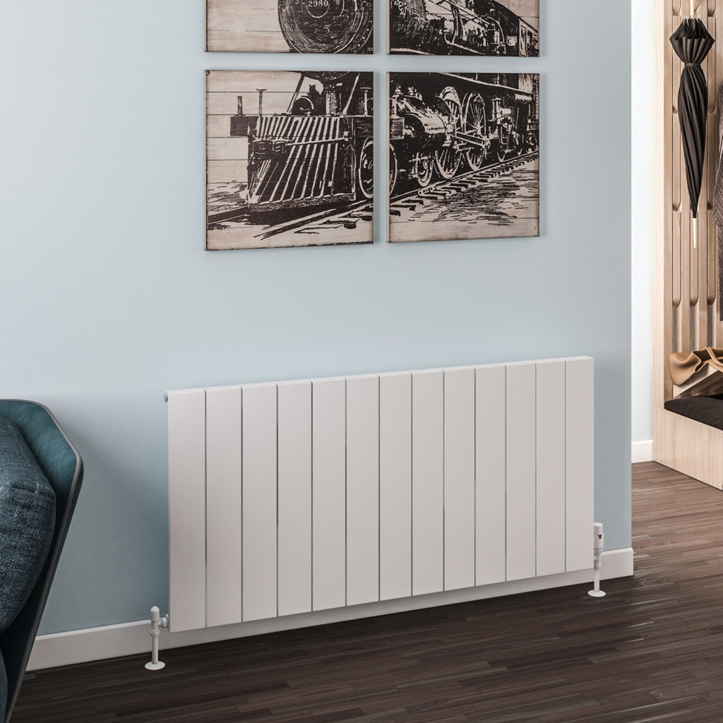 [86.0022] Rosano 600 x 1230mm Aluminium Radiator - Matt White