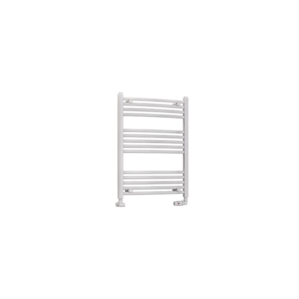 Wendover Curved Multirail 800 x 600mm - Gloss White