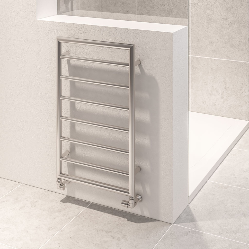 Kenilworth 800 x 500mm Towel Rail - Chrome