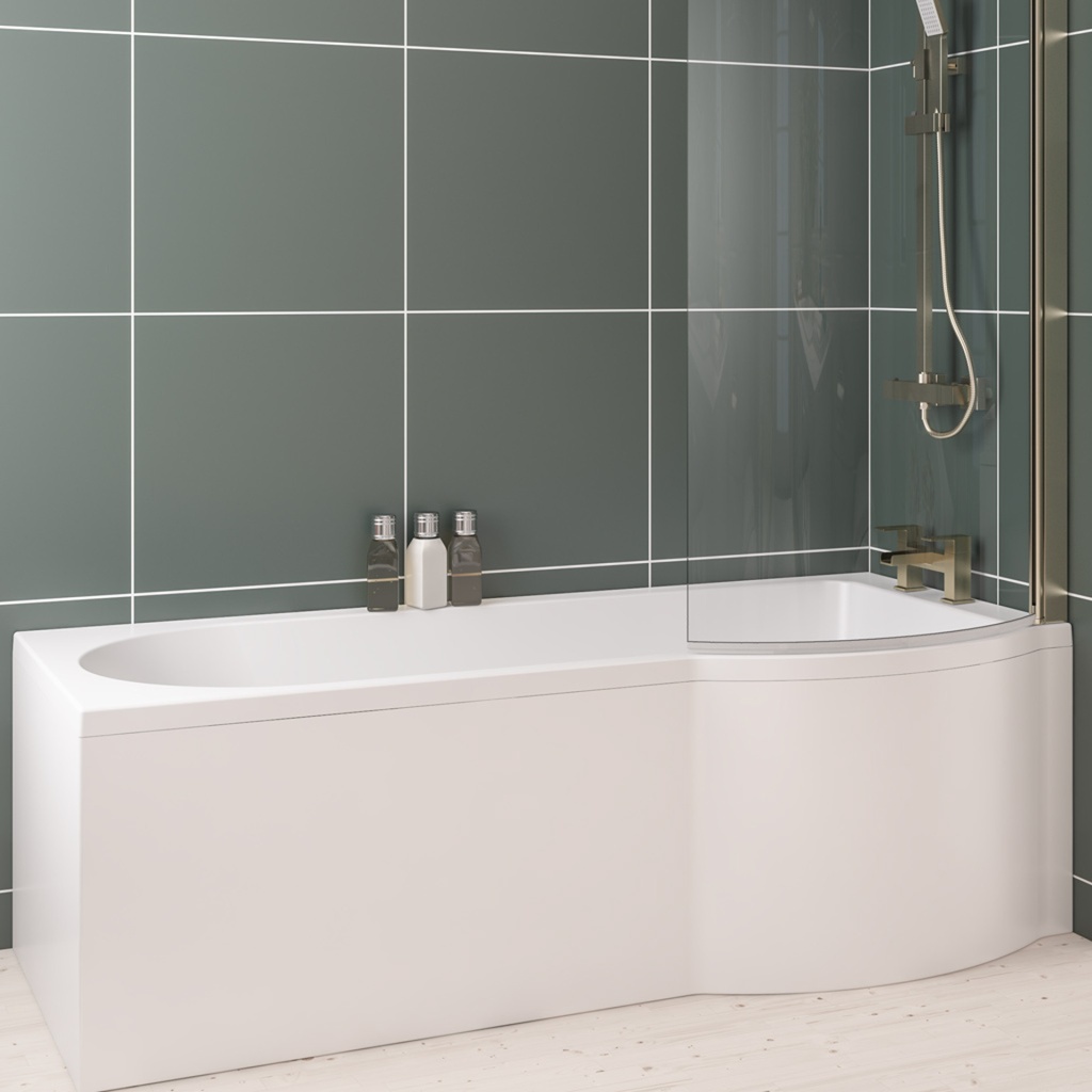 [42.6064] Portland P-Shape Front Panel 1700 x 560mm Beauforte