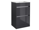 Kartell K-VIT City 500 x 390mm Floor Standing Unit - Storm Grey Gloss
