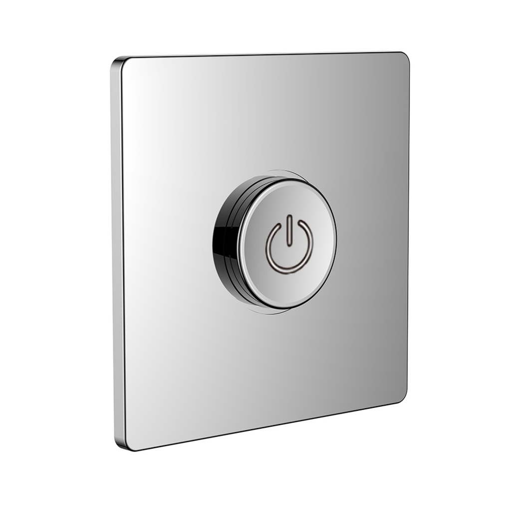 GoClick Concealed On/Off Valve with Flow Control - Square Plate