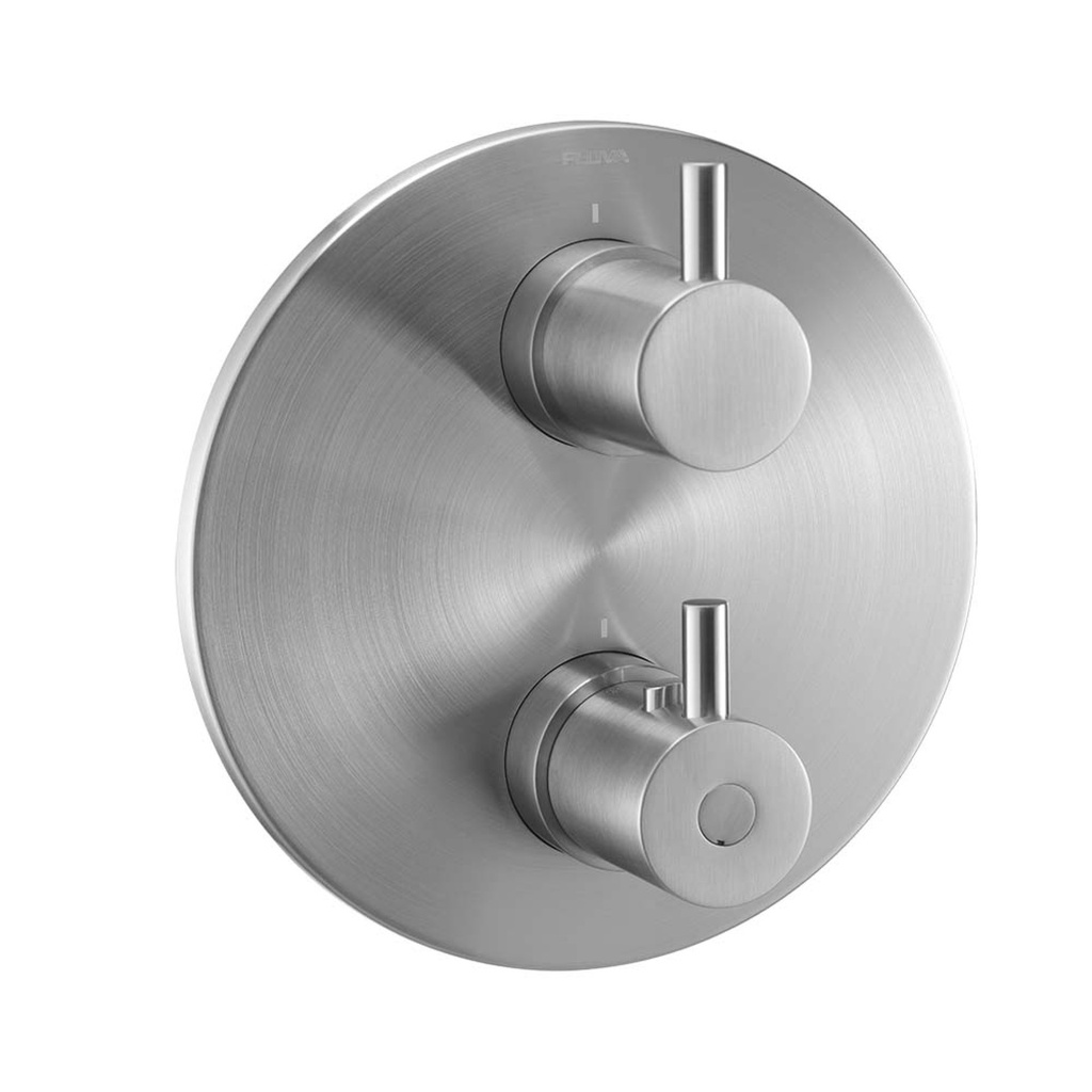 Brushed Nickel Smartbox Finishing Kit - Round