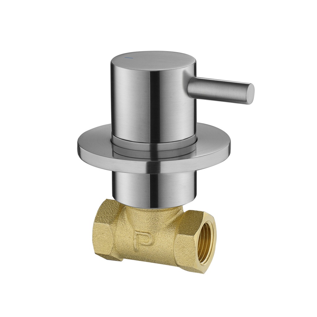 [BN-LVWMCONHW] Levo Hot Wall Mounted Shut Off Valve - Brushed Nickel