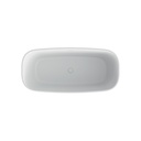 Tissino Matera Acrylic Freestanding Bath 1590 x 740 x 540mm