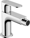 hansgrohe Rebris S Single Lever Bidet Mixer with Pop-Up Waste Set - Chrome