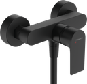 hansgrohe Rebris E Single Lever Shower Mixer for Exposed Installation - Matt Black