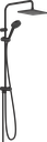 hansgrohe Vernis Shape Showerpipe 230 1Jet Reno Ecosmart - Matt Black