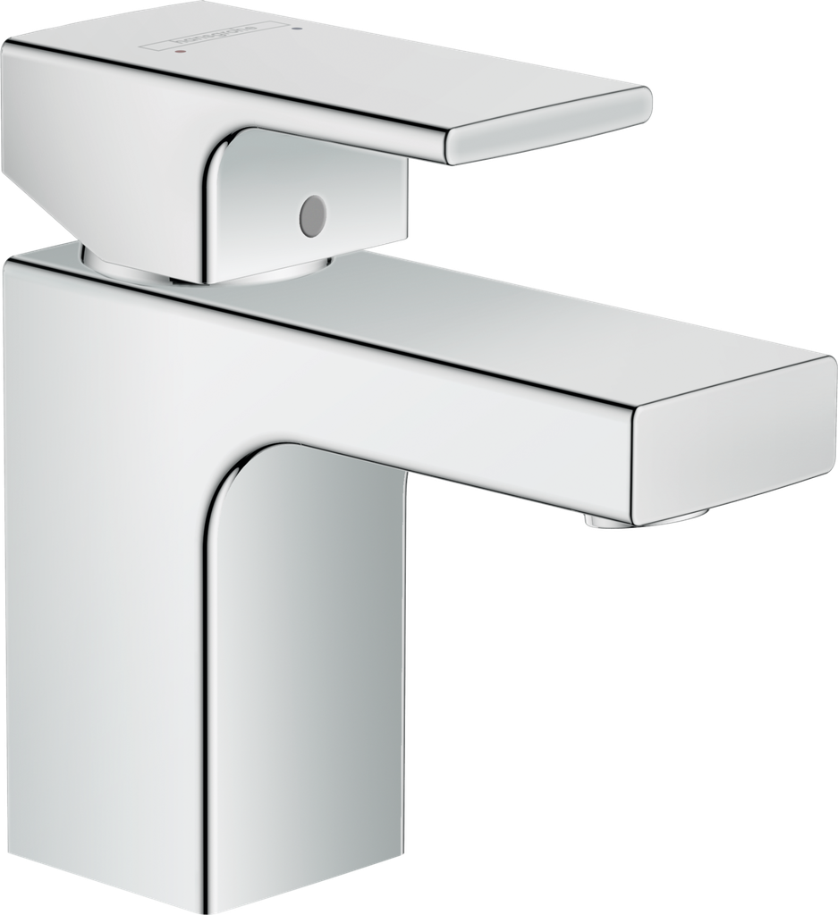 hansgrohe Vernis Shape Single Lever Basin Mixer 70 with Pop-Up Waste Set - Chrome