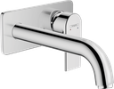 hansgrohe Vernis Shape Single Lever Basin Mixer for Concealed Installation Wall-Mounted with Spout 20,7cm - Chrome