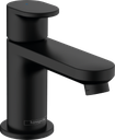 hansgrohe Vernis Blend Pillar Tap 70 for Cold Water Or Pre-Adjusted Water Without Waste Set - Matt Black