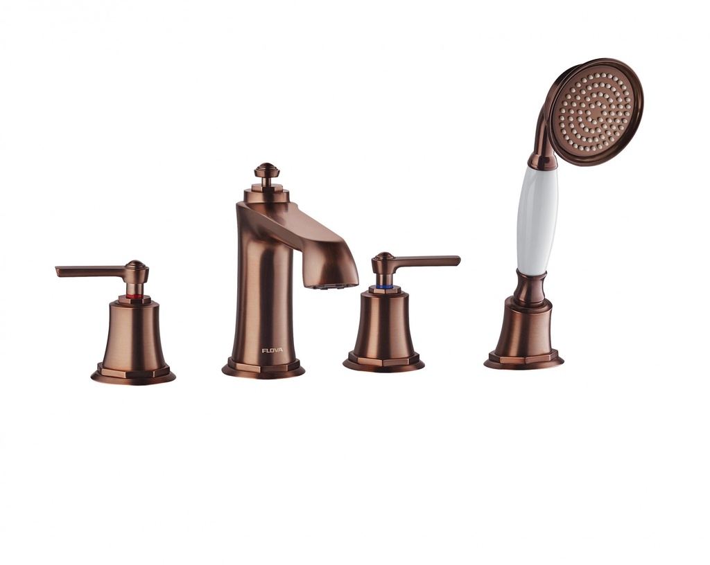 [LI4HBSM-ORB] Liberty 4-Hole Deck Mounted Bath and Shower Mixer - Oil Rubbed Bronze