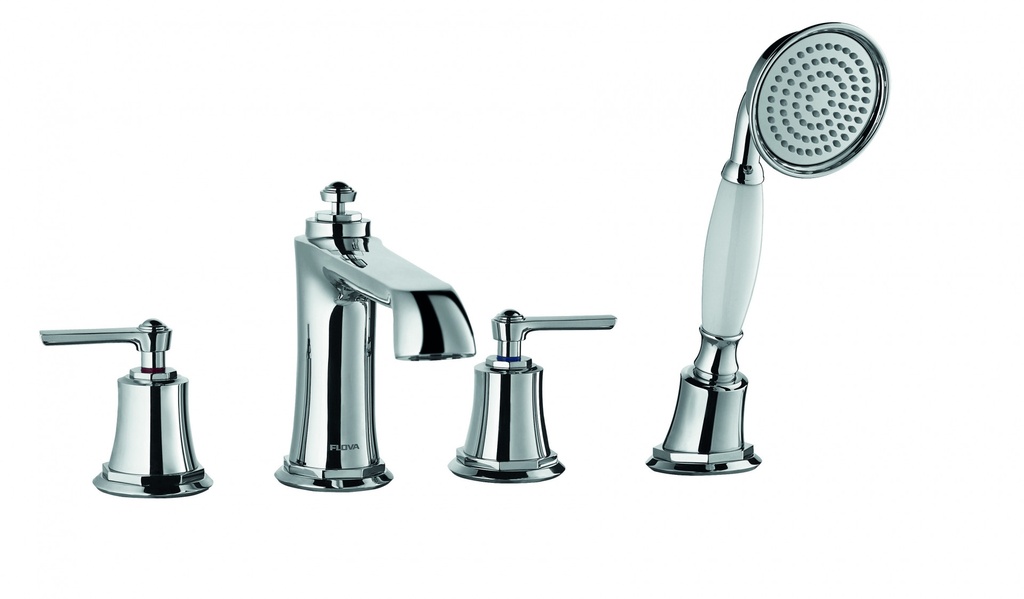 [LI4HBSM] Liberty 4-Hole Deck Mounted Bath and Shower Mixer - Chrome