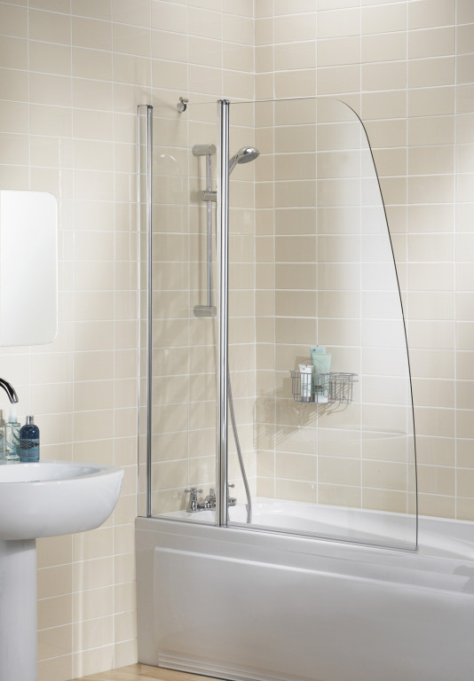 [SS40S] Sculpted Double Panel Bath Screen