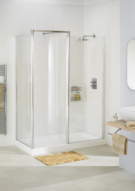 [LWSP080S] Semi Framed 800mm Walk-In Side Panel