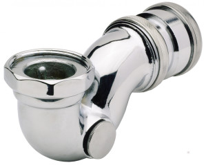EMB 1.1/2 BATH P-TRAP EXPOSED CHROME