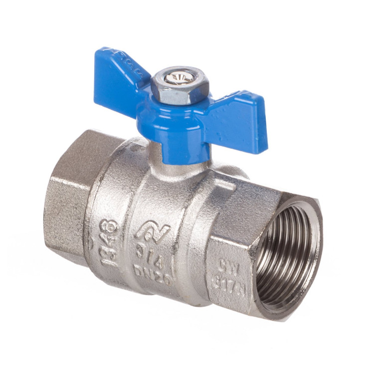 [BWLVF5BYB] FULLBORE BUTTERFLY VALVE  3/4"  FXF  BLUE