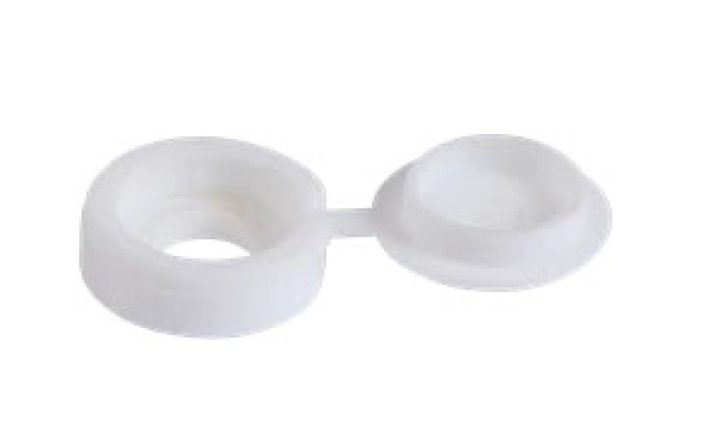 [INCR-WCAP-M4] INCR M4 WHITE FOLD-OVER SCREW CAPS WCAP-M4