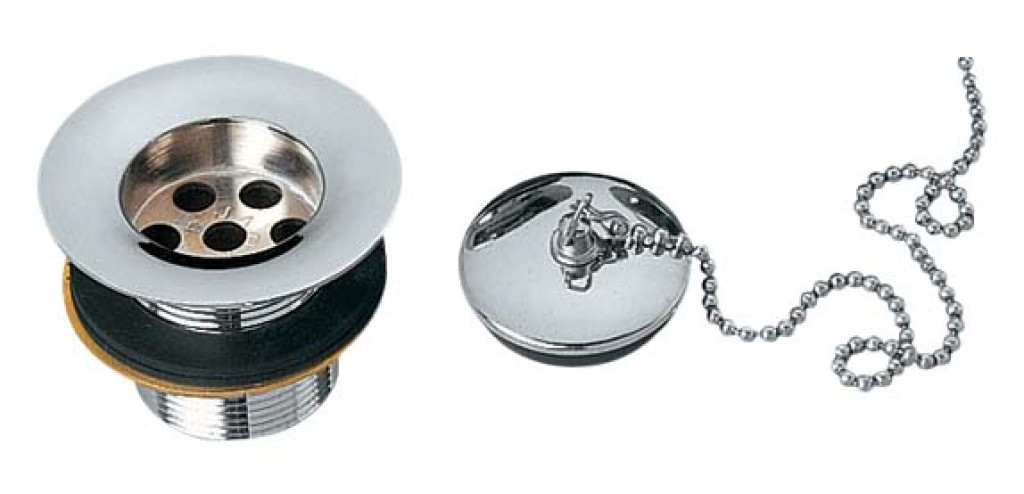 [JTP709] JTP BASIN WASTE WITH CHAIN & PLUG