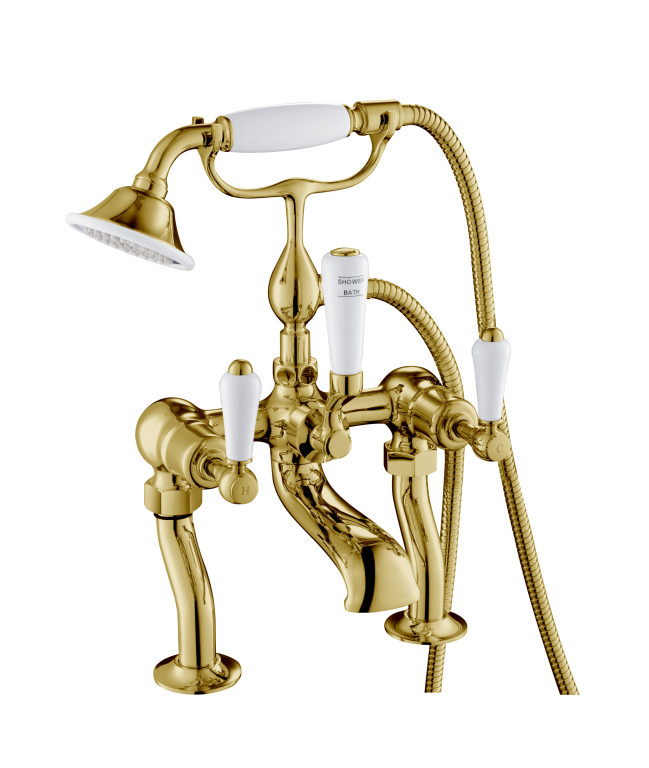 JTP GROV DECK MOUNTED BATH SH MIXER WITH KIT,