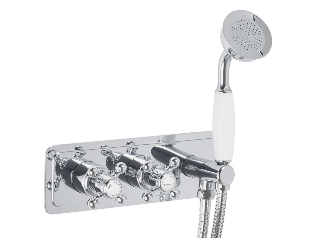 JTP GROV TH CONCEALED 2 OUTLET VALVE & H&SET