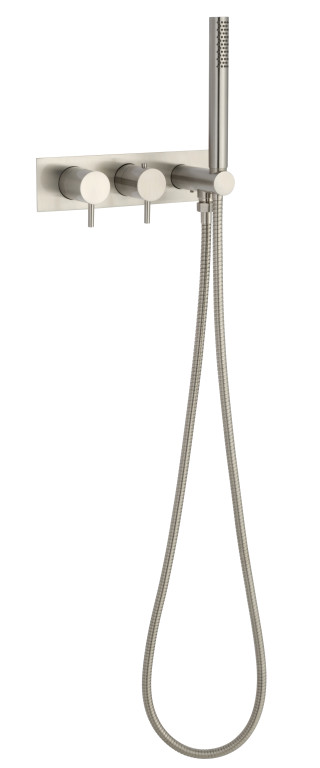 JTP INOX TH CONCEALED 2 OUTLET SH VALVE WITH
