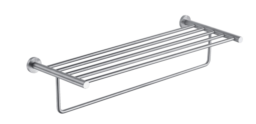 JTP INOX TOWEL SHELF WITH BAR