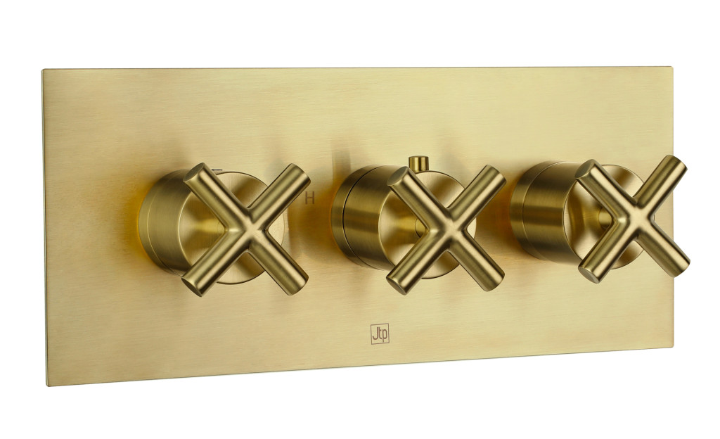 JTP SOLEX TH CONCEALED 3 OUTLET SH VALVE, HOR