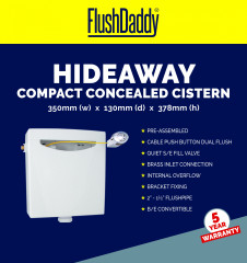 MV FLUSHDADDY CONCEALED CISTERN S/E