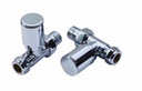 STRAIGHT TOWEL RAIL RAD VALVES (PR) *RND* CP