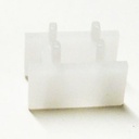 WHITE LOCKABLE PIPE CLIP SPACERS