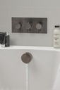 JTP VOS TH CONCEALED 3 OUTLET SH VALVE BRUSHED BLACK