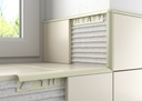 Tileasy 9mm Plastic Contract Tile Trim - Cream - (pack of 10)