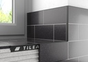 Tileasy 10mm Square Edge Metal Trim - Black - (Pack of 5)