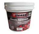 Tileasy 8mm Square Edge Metal Trim - Brushed Chrome - (Pack of 5)