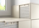 Tileasy 7.5mm Plastic Contract Tile Trim - Buff - (pack of 10)