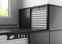 Tileasy 7.5mm Plastic Contract Tile Trim - Grey - (pack of 10)