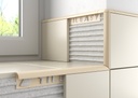 Tileasy 10mm Plastic Contract Tile Trim - White - (pack of 10)