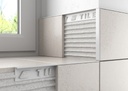 Tileasy 12mm Premium Plastic Square Edge Tile Trim - Gloss Slate - (pack of 10)