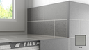 Tileasy 10mm Premium Plastic Square Edge Tile Trim - Matt Black - (pack of 10)