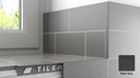 Tileasy 10mm Premium Plastic Square Edge Tile Trim - Matt Jasmine - (pack of 10)