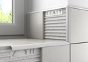 Tileasy 6mm Plastic Pro Tile Trim - Ivory - (pack of 10)