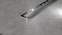 Tileasy 8mm Utility Square Edge Trim - Chrome - (Pack of 5)