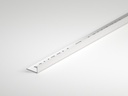 Tileasy 10mm Square Edge Metal Trim - White - (Pack of 5)