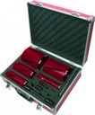 DART DIAMOND CORE  BIT SET 5pc + ALUM CASE