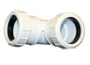UNIVERSAL COMP. WASTE BEND 90' 40mm        WH